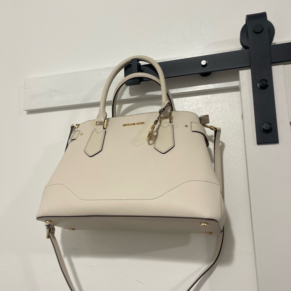 Michael Kors Ivory Satchel Bag